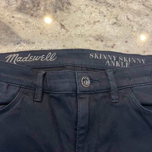 Madewell Skinny Skinny Ankle Black Jeans 29 - Picture 4 of 7